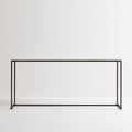 Console d'entrée aux lignes épurées, coloris blanc